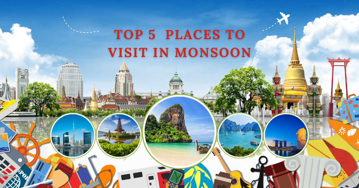 🌧️Top 5 International Destinations to Visit in Monsoon