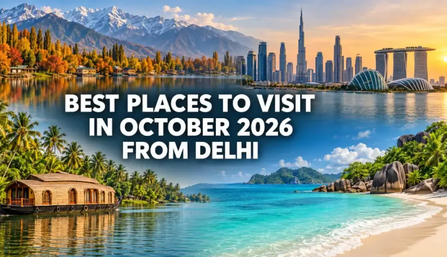 Best Places to Visit in October 2026 from Delhi