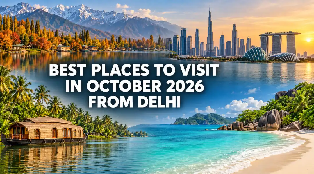 Best Places to Visit in October 2026 from Delhi