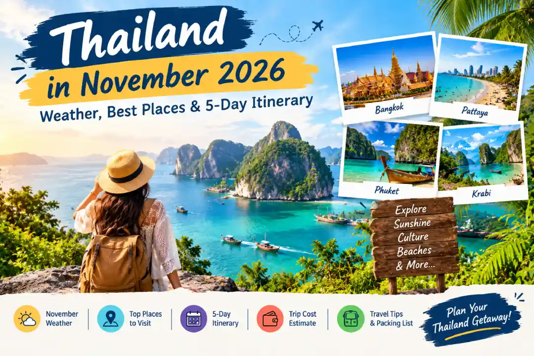Thailand in November 2026: Weather, Best Places & 5-Day Itinerary